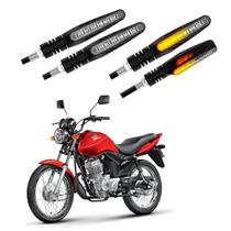 Par 4 Setas Sequenciais Modelo P25B Para Moto CG125 FAN 2004 2005 2006 2007 2008 2009 Par 4 Setas Sequenciais Modelo P25B Para Moto CG125 FAN 2004 2005 2006 2007 2008 2009