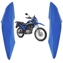 Par aba tanque aleta asa tampa lateral honda nxr bros 160 azul tijuca 2017 - 2020