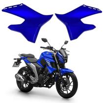 Par Aba Tanque Aleta Tomada Guia Ar Inferior Fazer 250 Fz25 Azul 2022 2023 Par Aba Tanque Aleta Tomada Guia Ar Inferior Fazer 250 Fz25 Azul 2022 2023