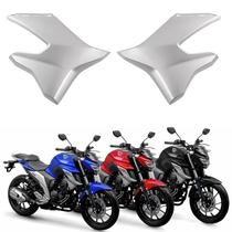 Par Aba Tanque Aleta Tomada Guia Ar Inferior Fazer 250 Fz25 Prata 2018 2019 2020 2021