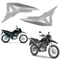 Par aba tanque guia ar tampa aleta lateral honda nxr bros 160 prata twister 2015-2021