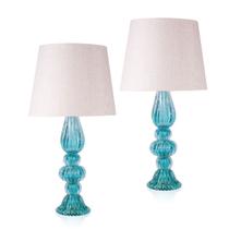 Par Abajur Murano Acapulco Esmeralda Par Abajur Murano Acapulco Esmeralda