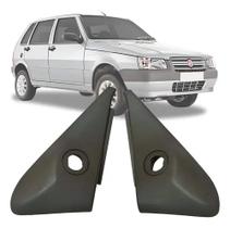 Par Acabamento Interno Retrovisor Fiat Uno fire mille 2004 á 2013 para 4 portas.