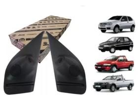 Par Acabamento Interno Retrovisor Strada 1996/2013 2 Portas