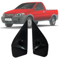 Par Acabamentos Retrovisor Fiat Strada Palio 2004 2005 2006 2007 2008 2009 2010 2011 2012 2013 2014 2015 2016 2017 2 Portas