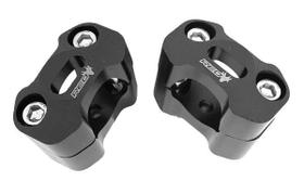 Par Adaptador Alongador Guidão Red Dragon 28mm Motocross Par Adaptador Alongador Guidão Red Dragon 28mm Motocross