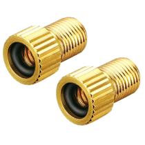 Par adaptador de válvula presta bike bico fino p/ grosso Par adaptador de válvula presta bike bico fino p/ grosso