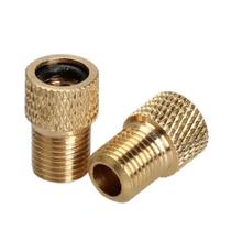 Par Adaptador Valvula Presta De Bico Fino Para Grosso Bike Par Adaptador Valvula Presta De Bico Fino Para Grosso Bike