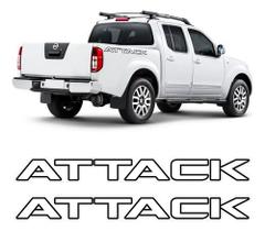 Par Adesivo Attack Frontier 2012 A 2016 Faixa Lateral Preto