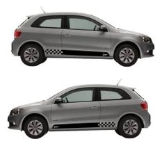 Par Adesivo Carro Faixa Lateral Gol Volkswagen Compatível Par Adesivo Carro Faixa Lateral Gol Volkswagen Compatível