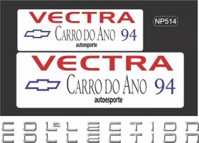 Par Adesivo Collection Vectra 2005 2 Adesivos Carro Do Ano