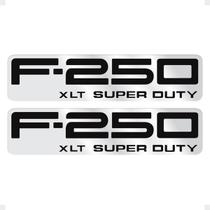 Par Adesivo Compatível Com F-250 Xlt Super Duty Resinado