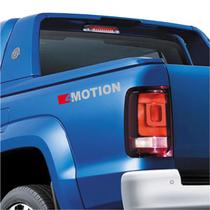 Par Adesivo Emblema 4Motion Amarok 2017 Cinza Claro