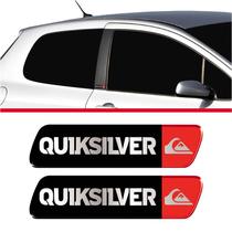 Par Adesivo Emblema Coluna Quiksilver Linha Peugeot Resinado Par Adesivo Emblema Coluna Quiksilver Linha Peugeot Resinado