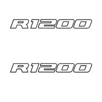 Par Adesivo Emblema Paralama BMW R1200 GS - Branco Par Adesivo Emblema Paralama BMW R1200 GS - Branco