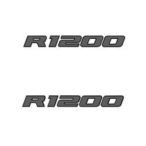 Par Adesivo Emblema Paralama BMW R1200 GS - Prata Par Adesivo Emblema Paralama BMW R1200 GS - Prata