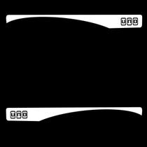 Par Adesivo Faixa Lateral Branco - Uno Sporting Modelo 1