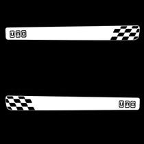 Par Adesivo Faixa Lateral Branco - Uno Sporting Modelo 2