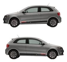 Par Adesivo Faixa Lateral Carro Gol Volkswagen Compatível Par Adesivo Faixa Lateral Carro Gol Volkswagen Compatível