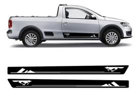 Par Adesivo Faixa Lateral Do Carro Saveiro Volkswagen Par Adesivo Faixa Lateral Do Carro Saveiro Volkswagen