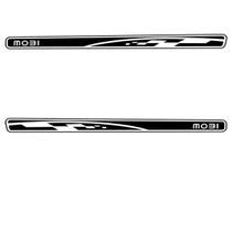 Par Adesivo Faixa Lateral Preto - Mobi Sporting