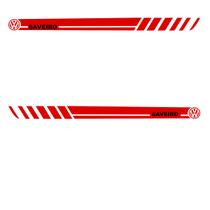 Par Adesivo Faixa Lateral Vw Saveiro Cross G7 - Vermelho Par Adesivo Faixa Lateral Vw Saveiro Cross G7 - Vermelho