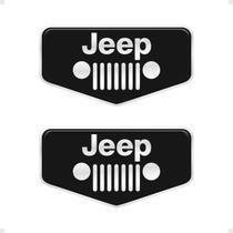 Par Adesivo Jeep Renegade Compass Para-Lama Emblema Genérico Par Adesivo Jeep Renegade Compass Para-Lama Emblema Genérico