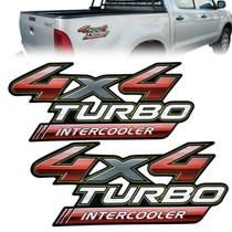 Par Adesivo Lateral Traseiro Hilux 4x4 Turbo Intercooler - Nikka Ind