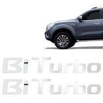 Par Adesivo Nissan Frontier 2020/2021 Bi Turbo Resinado