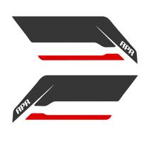 Par Adesivo Paralama Lateral Audi Apr A3 A4 S3 - Grafite