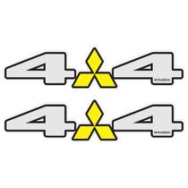 Par Adesivos 4x4 Mitsubishi