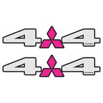 Par Adesivos 4x4 Mitsubishi