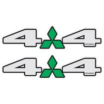 Par Adesivos 4x4 Mitsubishi