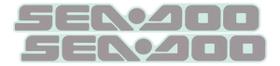 Par Adesivos Casco Inferior Azul Compatível Sea-Doo Wake 2018+ Par Adesivos Casco Inferior Azul Compatível Sea-Doo Wake 2018+