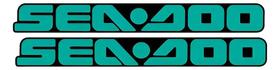 Par Adesivos Casco Jet Ski Sea-Doo GTI 2020+ Azul Reef