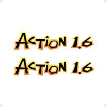 Par Adesivos Compatível Com Ka Action 1.6 Lateral Genérico Par Adesivos Compatível Com Ka Action 1.6 Lateral Genérico