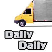 Par Adesivos Daily Iveco Emblema Lateral Refletivo Resinado