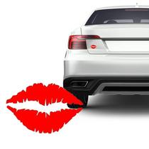 Par Adesivos Emblema Beijo, Boca, Batom Vermelho Carro Moto Par Adesivos Emblema Beijo, Boca, Batom Vermelho Carro Moto