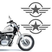Par Adesivos Estrela Militar Tanque Suzuki Intruder Grafite Par Adesivos Estrela Militar Tanque Suzuki Intruder Grafite