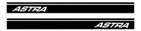 Par Adesivos Faixa Lateral Compatível Chevrolet Astra At004