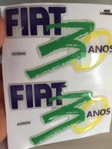 Par Adesivos Fiat 30 Anos Palio, Siena 06/08 Emblema Lateral