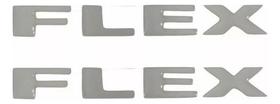 Par Adesivos Flex Capo Tr4 Resinado Cinza Claro Flexrs