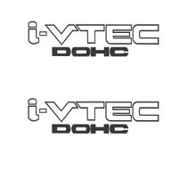 Par Adesivos Lateral Civic I-Vtec Dohc - Grafite Par Adesivos Lateral Civic I-Vtec Dohc - Grafite