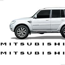 Par Adesivos Mitsubishi Preto Friso Lateral Para Pajero Tr4 Par Adesivos Mitsubishi Preto Friso Lateral Para Pajero Tr4