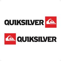 Par Adesivos Quiksilver Linha Peugeot Emblema Preto Genérico