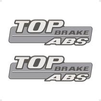 Par Adesivos Top Brake Abs Caminhão Mercedes Benz Genérico Par Adesivos Top Brake Abs Caminhão Mercedes Benz Genérico