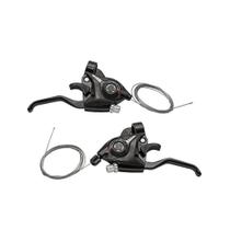 Par Alavanca de Cambio 21v Rapid Fire Marcha e Freio Alumínio com Cabos