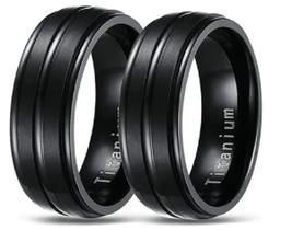 Par Aliança Preto Anel Compromisso Namoro Titânio Barato Pretas Negras Resistente Rock Punk Eternidade Presente Motoqueiros Noivado Par Aliança Preto Anel Compromisso Namoro Titânio Barato Pretas Negras Resistente Rock Punk Eternidade Presente Motoqueiros Noivado