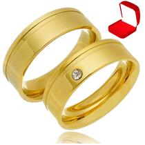 Par Alianças Banhada Ouro 18k Casamento Tradicional Noivado Anel Anatômica Abaulada Bodas Presente Pedras Pedrinhas Resistente Garantia Par Alianças Banhada Ouro 18k Casamento Tradicional Noivado Anel Anatômica Abaulada Bodas Presente Pedras Pedrinhas Resistente Garantia