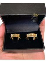 Par Alianças Bulgari Ouro 18klts 16 gramas